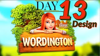 WORDINGTON Words & Design DAY 13 DESIGN New Day 12 answers gameplay android ios