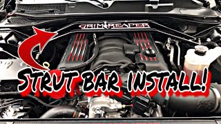 Strut bar INSTALL Dodge Challenger