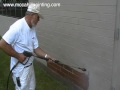 Commercial Power Washing to Remove Paint from a Brick building - McCahill Painting Company