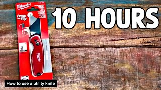 Master the Utility Knife: A 10 Hour Comprehensive Guide