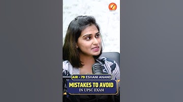 Mistakes to Avoid in UPSC Exam #shorts