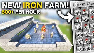 BEST INFINITE IRON Farm Minecraft Bedrock 1.21/26.2+!