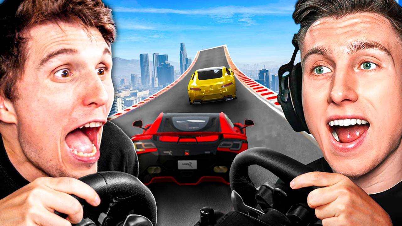 Wer springt weiter auf der XXL GTA Sprungschanze?