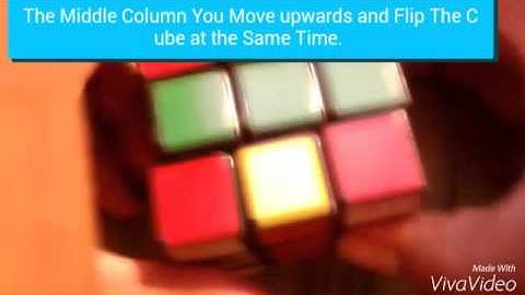 HOW TO MAKE A FLOWER PATTERN ON A RUBIKS CUBE