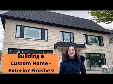 Building a House: Construction Steps – Home Exterior Finishes & Back Yard Completion!