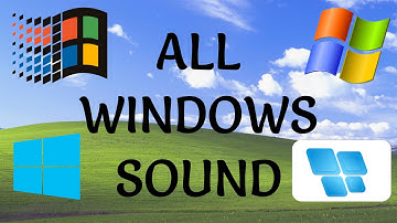 From Windows 1.0 to Windows 11 — all the original sounds in one video! - Wav Boys