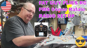 Dassault Rafale 64mm from FMS -Radio Setup Spektrum NX10-by FGFRC