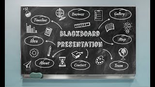 Blackboard Presentation Template for Prezi