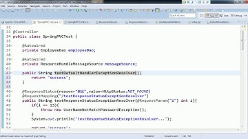 53  尚硅谷 佟刚 SpringMVC 异常处理 DefaultHandlerExceptionResolver
