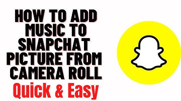 how to add music to snapchat picture from camera roll