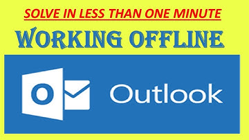 Fix working offline problem in outlook