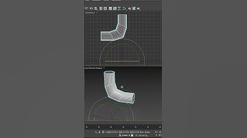 Pipes in 3Ds Max L pipe | Трубы в 3Ds Max соединение труб #shorts