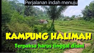 KAMPUNG HALIMAH ! jalan alternatif saguling dari kota baru parahyangan Ronggo Sukaresmi Bandung 