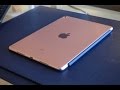 iPad Pro 9.7 Rose Gold Wifi - Midnight Blue Smart Cover  - iPad Pro 9.7 Kutu Açılışı