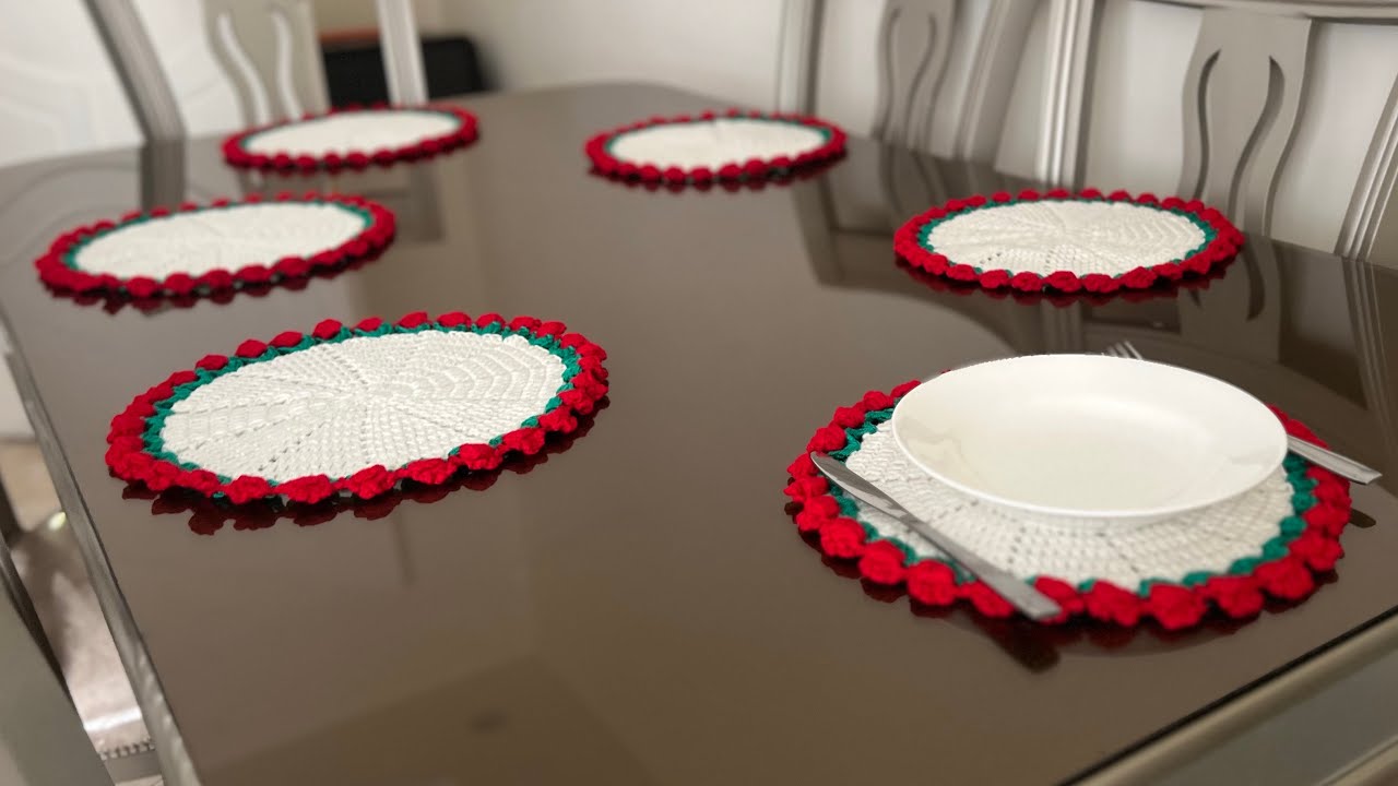 مفرش الورد كروشيه - شرح كامل