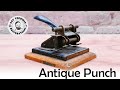 Traditional japanning and restoring 110yearold paper punch