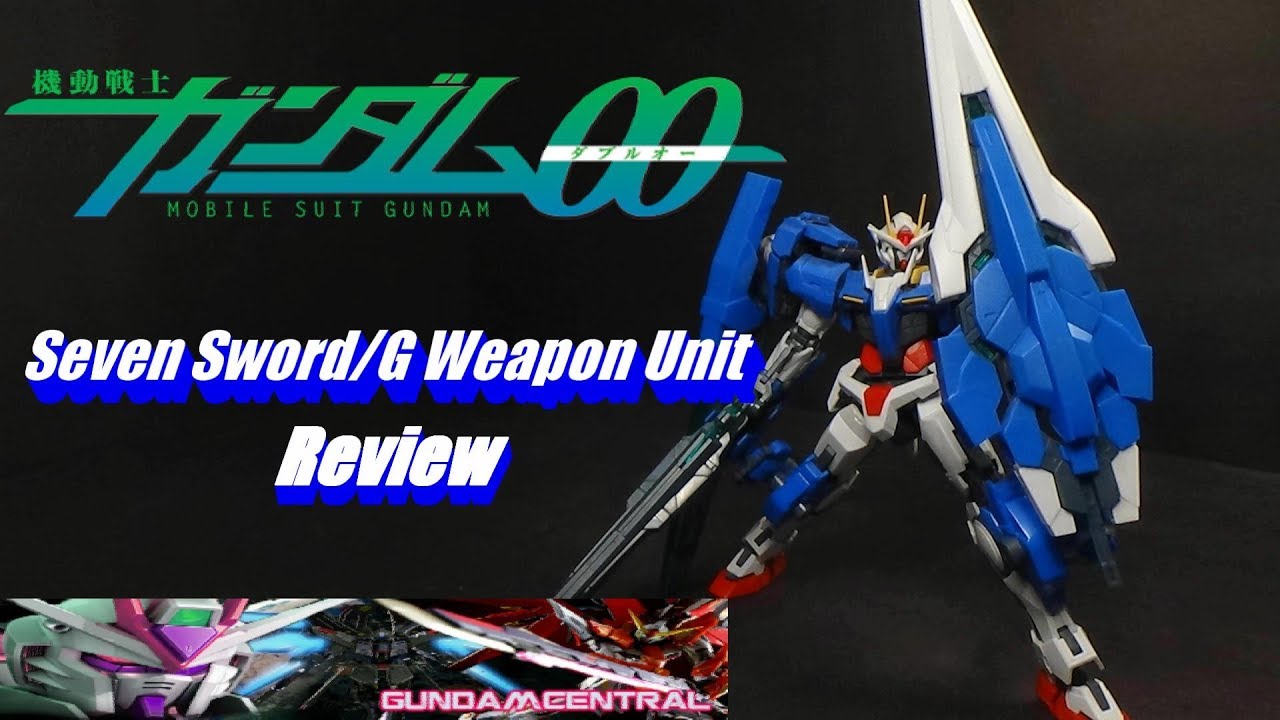 1 144 Rg Seven Sword G Weapon Unit Effect Wings Review Youtube