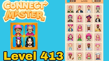 Connect master match puzzle level 413 solution walkthrough 