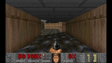 Ultimate Doom 100% Ultra-Violence Playthrough Part 4: E1M9 - Military Base (Secret Level)