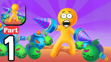 Galaxy Survivor -  Gameplay Walkthrough Part 1 , Mobile Game Tutorial Android, iOS