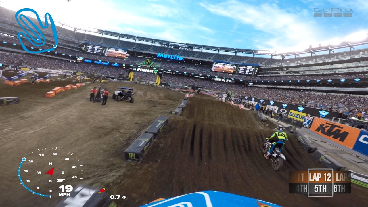 GoPro Jordon Smith Main Event 2017 Monster Energy Supercross from East