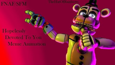 Hopelessly Devoted To You Animated (SFM/FNAF) (TalkBox Cover) (SHORT)