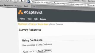 Key Features Demo Of The Survey Plugin - Confluence Plugins By Adaptavist