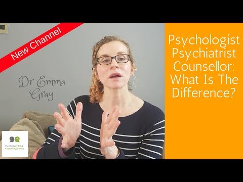 मनोवैज्ञानिक, मनोचिकित्सक, परामर्शदाता: क्या अंतर है?
