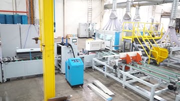 Automatic SPC Flooring Profiling Production Line