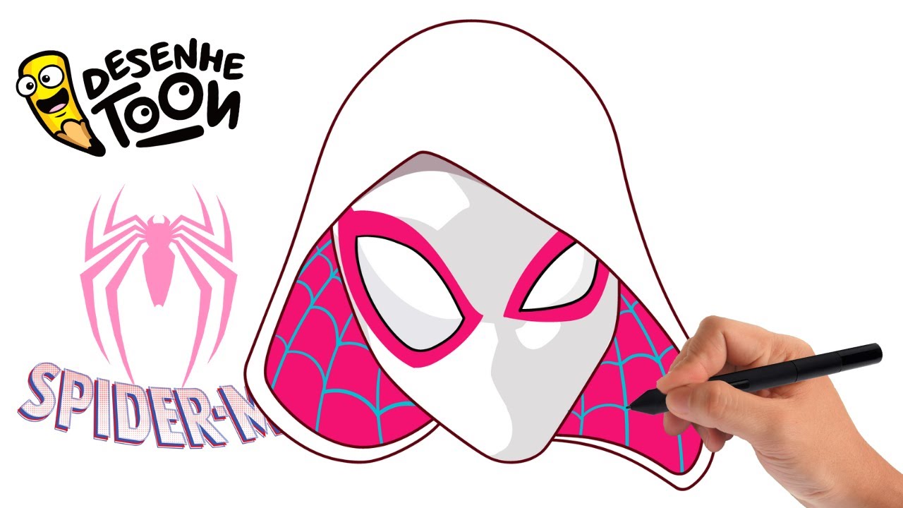 💗 COMO DESENHAR A GWEN STACY 🕷 MULHER-ARANHA 💢 ATRAVÉS DO ARANHAVERSO ...