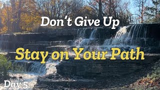 This video will find you when you need it. Staying to your path - YouTube 30 Day Challenge (Day 5)