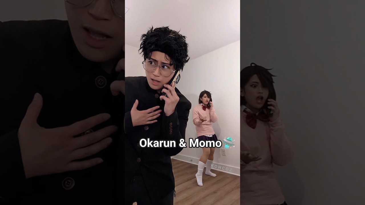 they're both me btw if that wasn't obvious 😂 #dandadan #cosplay #okarun #momo #ayase #kesha