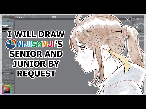 【Drawing】I Will Draw NIJISANJI's Senior and Junior by Request!【NIJISANJI ID | Amicia Michella】