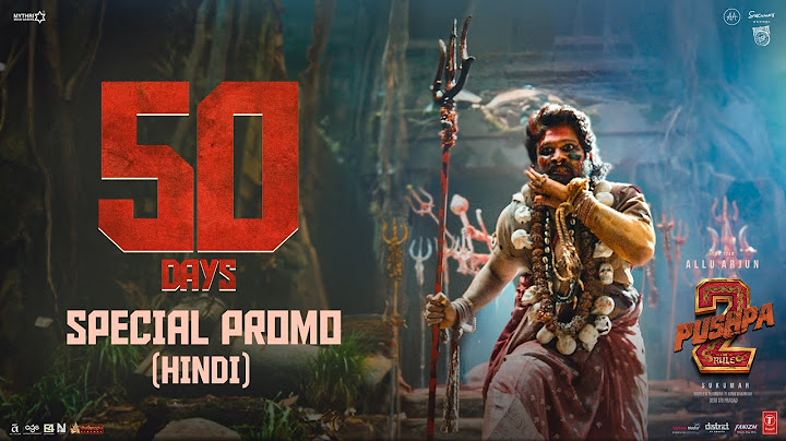 Pushpa 2 The Rule 50 Days Special Promo - HINDI | Allu Arjun, Rashmika, Sukumar, DSP, Fahadh Faasil