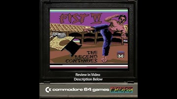 FIST II (1986) Commodore 64 Game #Shorts​​ (Game Review/Preview)