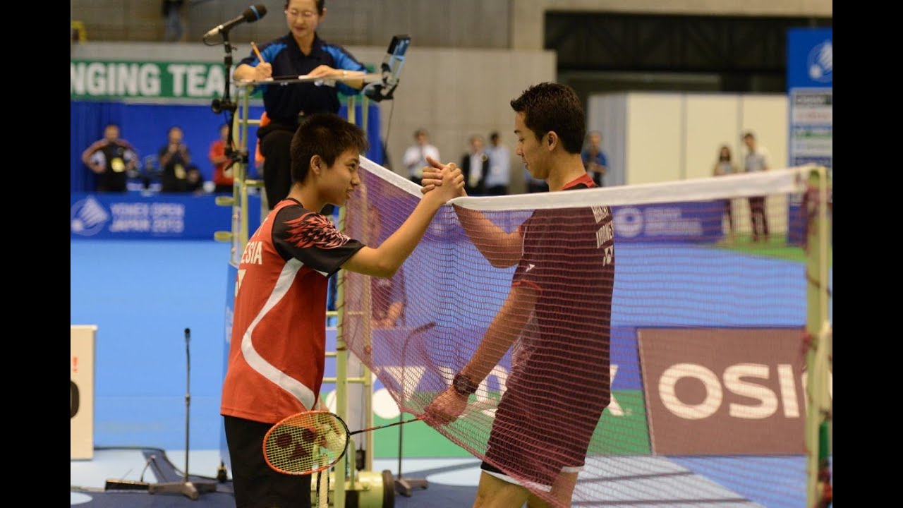 スター選手に挑戦　Taufik Hidayat(INA) vs 奈良岡功大(JPN)