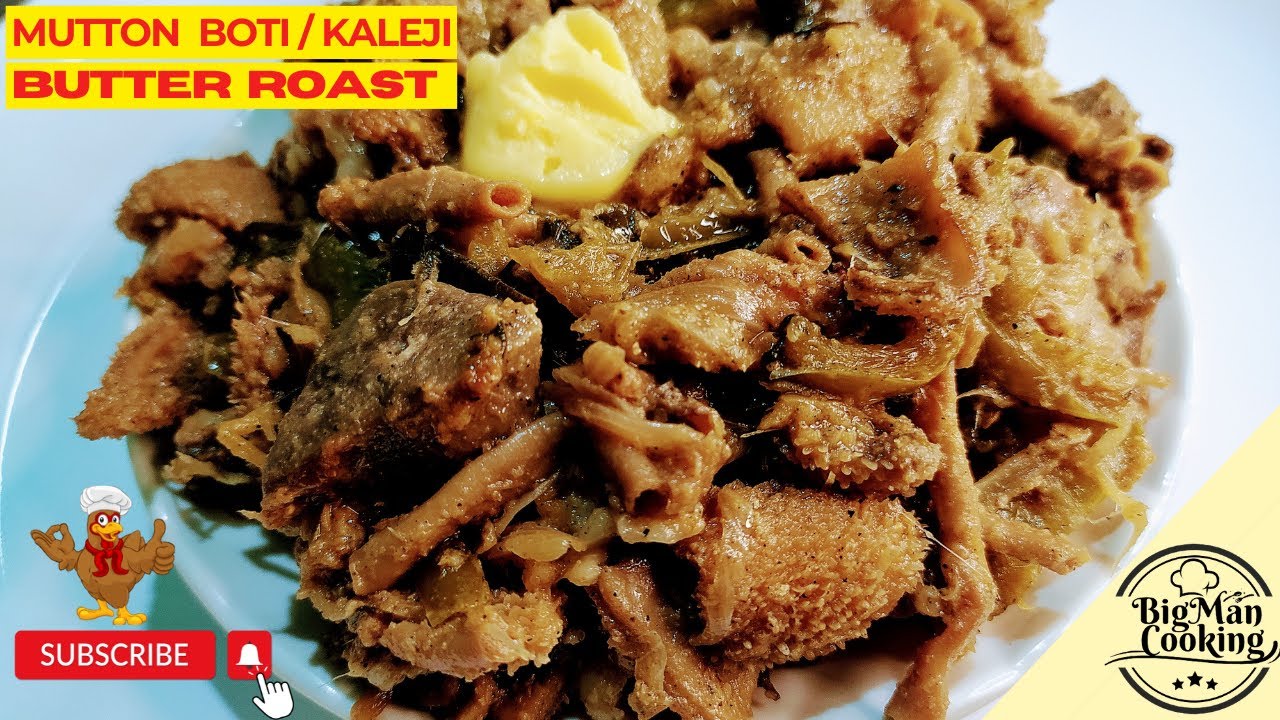 Mutton Boti Fry Butter roasted Delicious 😉😉| Non Veg Recipe | Goat ...