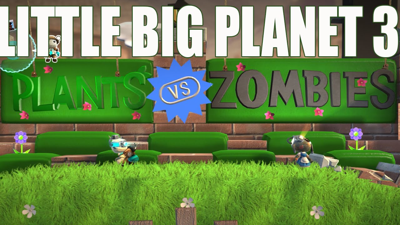 Little Big Planet Plants Vs Zombies LITTLE BIG PLANET 3 | PLANTS VS ZOMBIES COMMUNITY MAP - YouTube