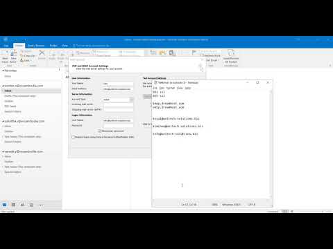 វីធីភ្ជាប់ webmail ទៅ outlook (Unitech-Solution)