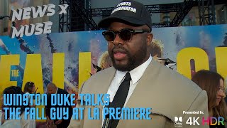 Winston Duke Talks The Fall Guy at LA Premiere