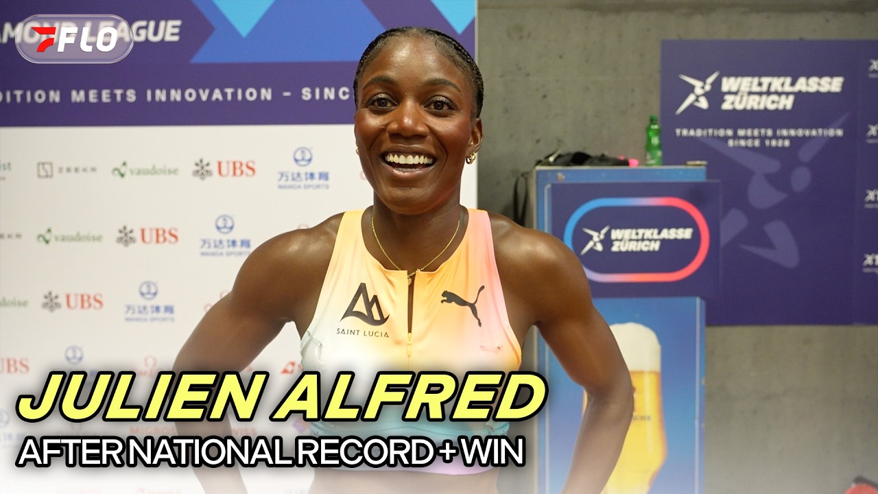 Julien Alfred After 100m Win and Reveals Brussels 200m Plans | Zurich Diamond League 2026