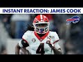Instant Reaction: Bills Select Georgia RB James Cook in Rd. 2 of the 2022 NFL Draft | Buffalo Bills