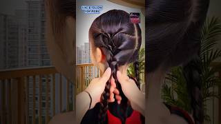 3 easy hair styles for girls 👌😍🫶🏻 #viral #fypシ゚ #trending #hairstyle #girlsfashiontips #shorts