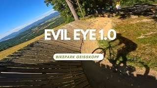 Evil Eye 1.0 Freeride Strecke Rot Bikepark Geißkopf Full Run POV RAW