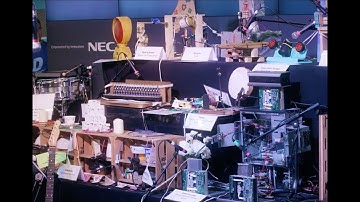 This robot orchestra gets people to make old bits of tech into something amazing