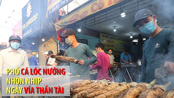 Phố cá lóc nướng Sài Gòn nhộn nhịp ngày vía Thần Tài - PLO