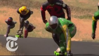 Sports: Downhill Longboarding Grows Up | The New York Times
