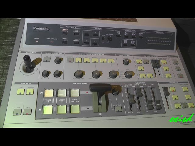 panasonic wj-mx12 video mixer repair - YouTube