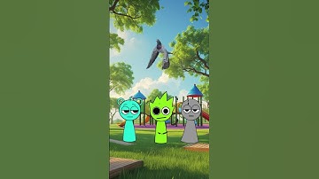 Playing Color Game with Sprunki - Tunner | Sky | Lime