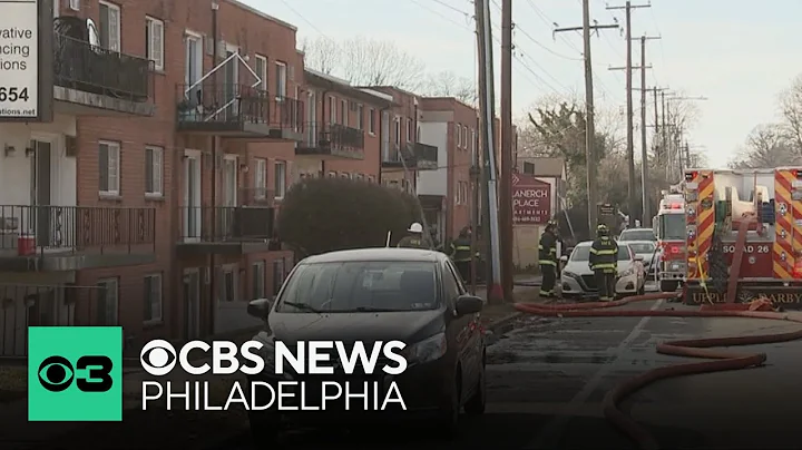 At least a dozen residents displaced after a deadly fire tore through an apartment in Drexel Hill